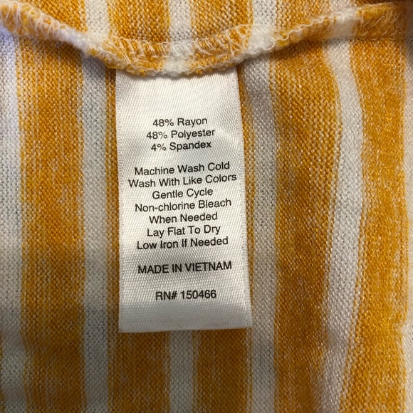 NWOT Market & Spruce XXL Juuna Hi Lo Striped Top - Picture 3 of 3